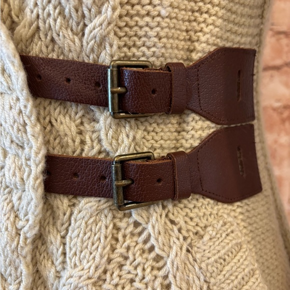 Anthropologie Angel of the North blanched and belted cardigan - Picture 3 of 9